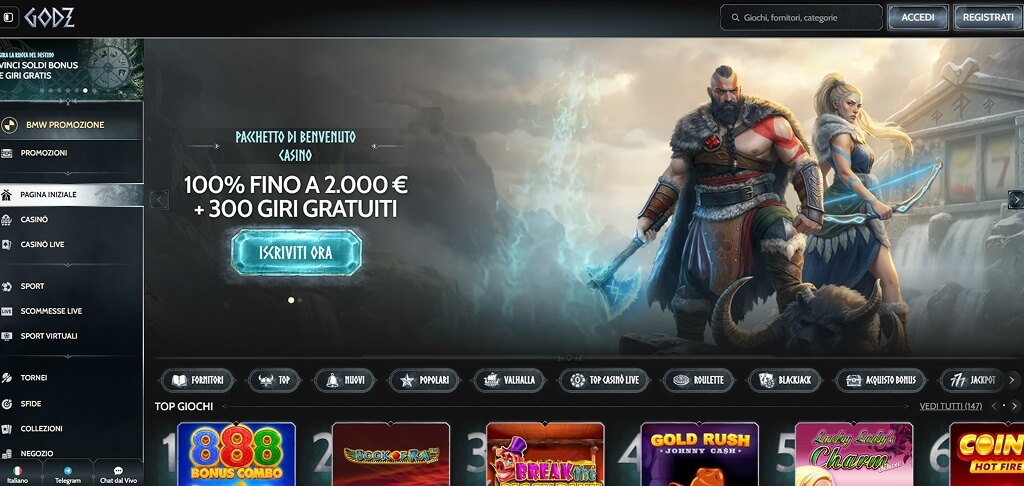 Atrio del Casinò Godz